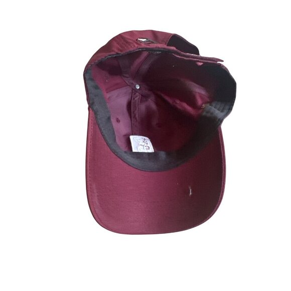 TPC San Antonio Maroon Adjustable Baseball Cap By Ahead Performance Mid Fit - Picture 5 of 6